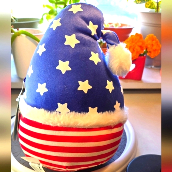 Squishmallows Rell the Stars and Stripes Gnome Plush - Picture 3 of 8
